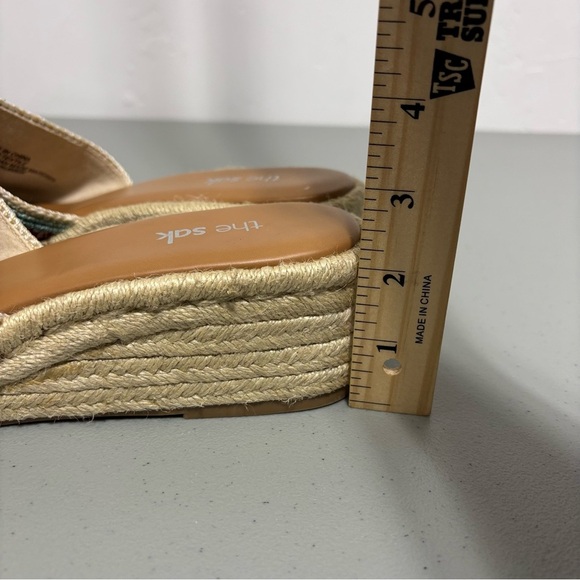 The Sak Colorful Multicolor Knit Slip On Slide Sandals Wedges Women's 11 - Picture 6 of 11